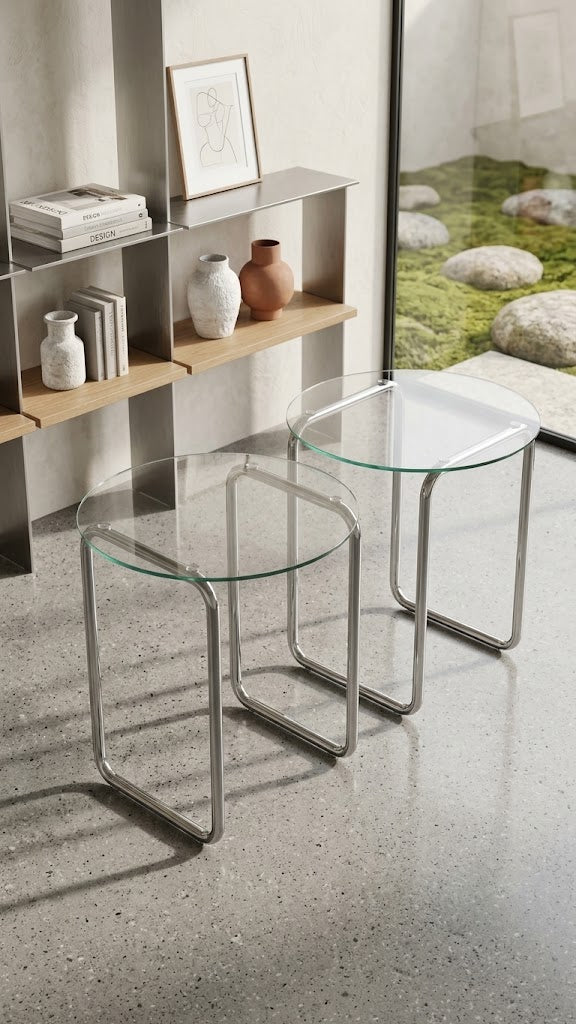 Glass Side Table