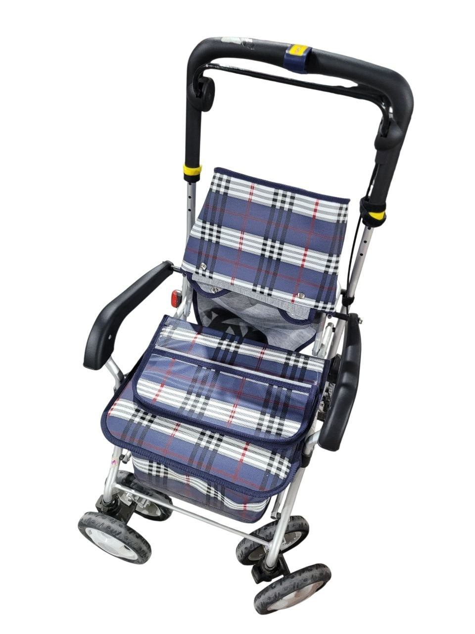 Plaid Walker Cart