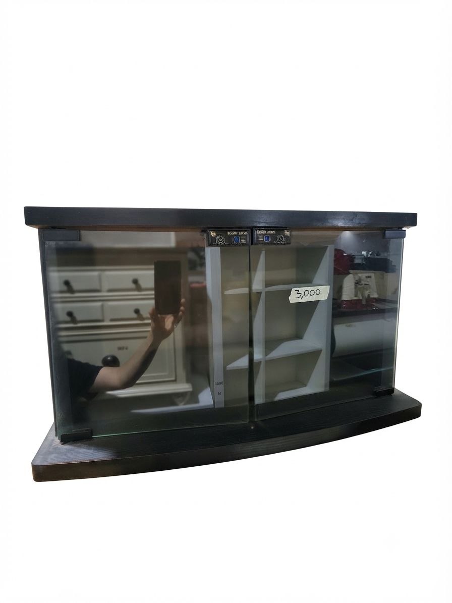 Small Glass Storage Cabinet