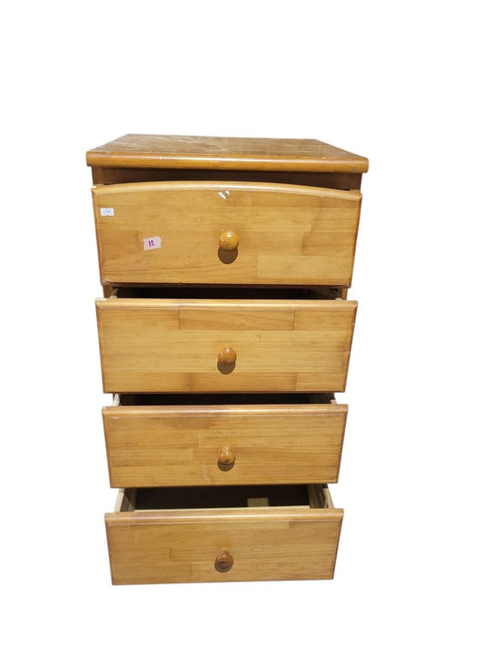 Wooden 4 Drawer Chest