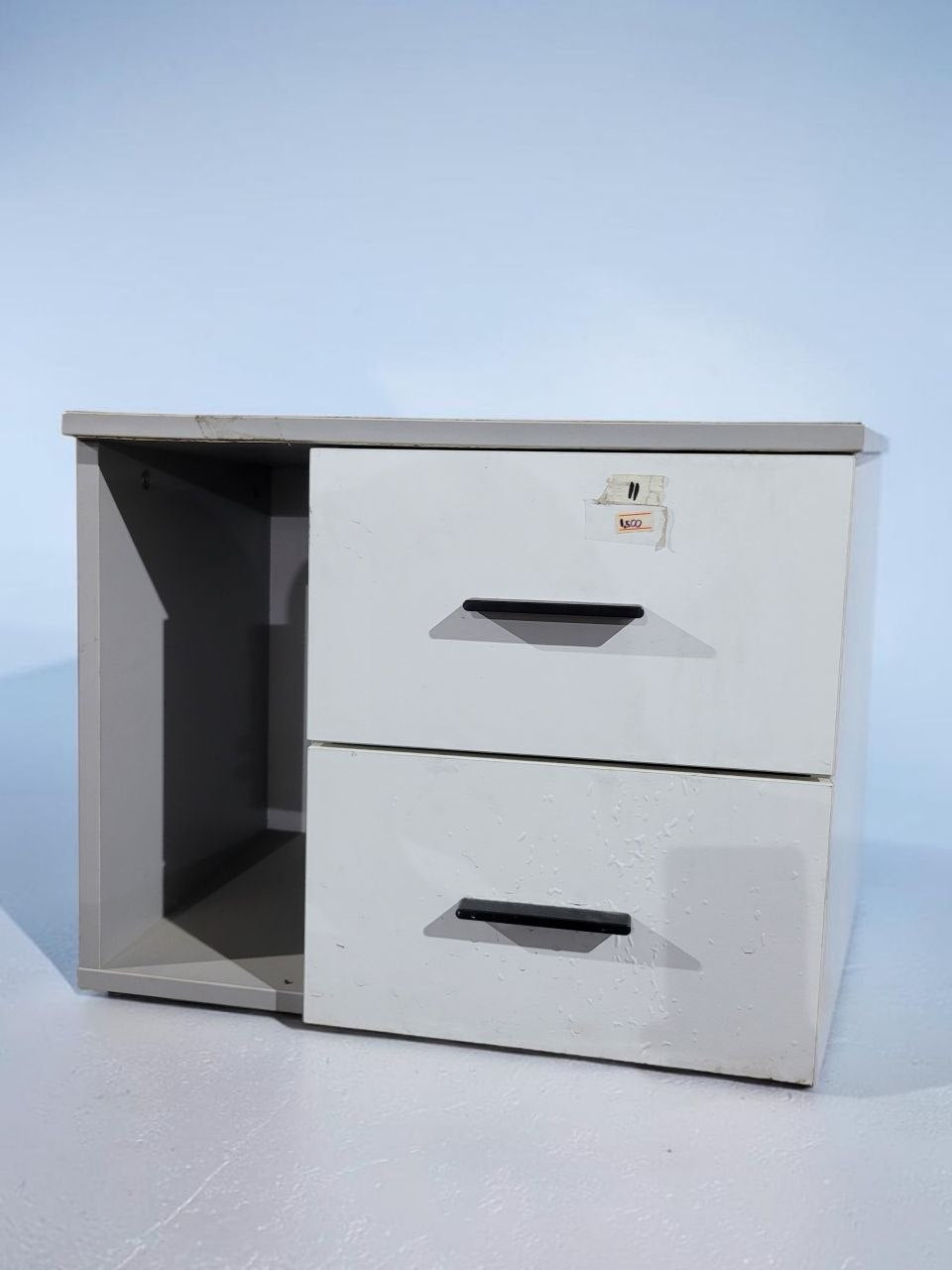 Office Desk Pedestal Cabinet with Open Cubby