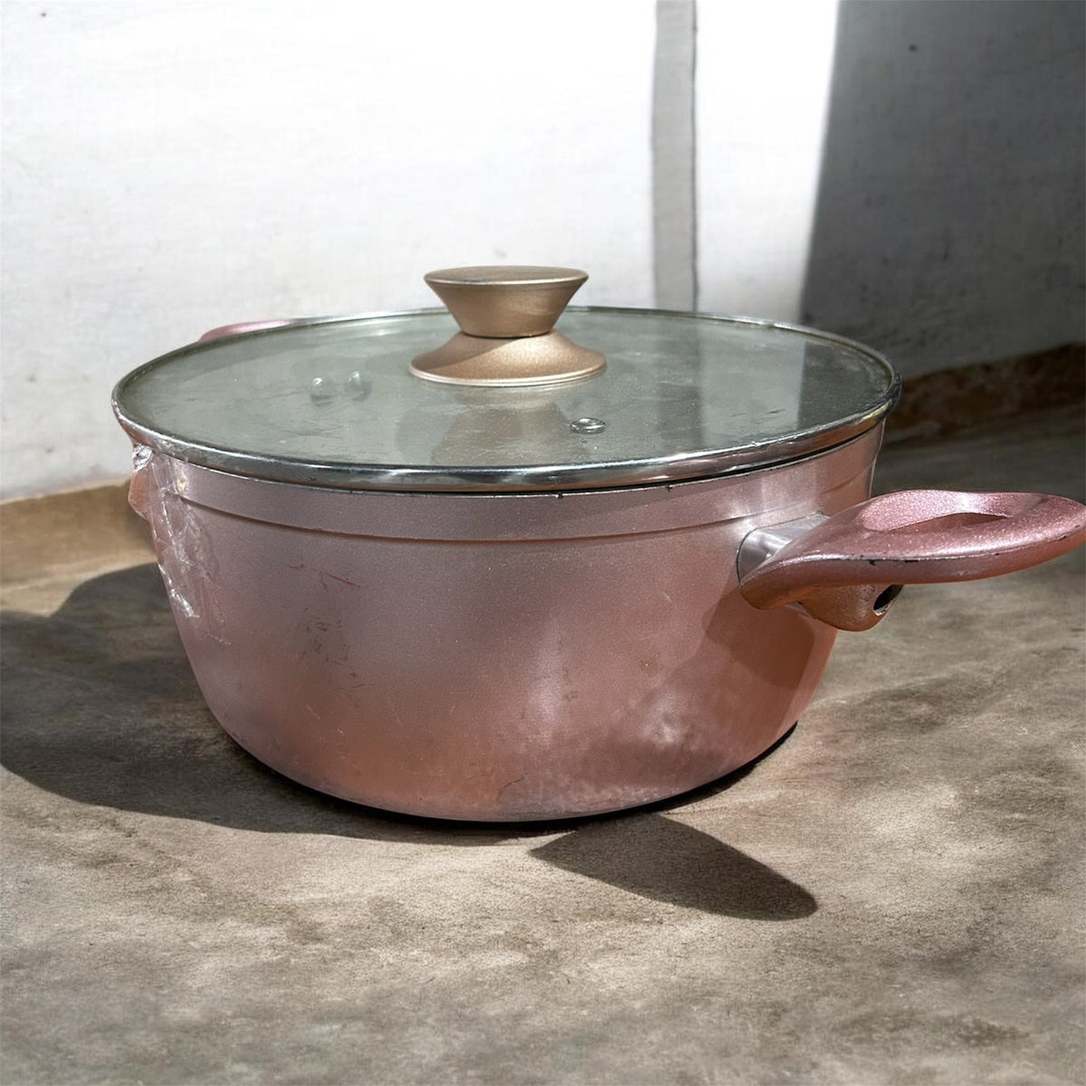 Rose Gold / Metallic Pink Non-Stick Casserole Stockpot