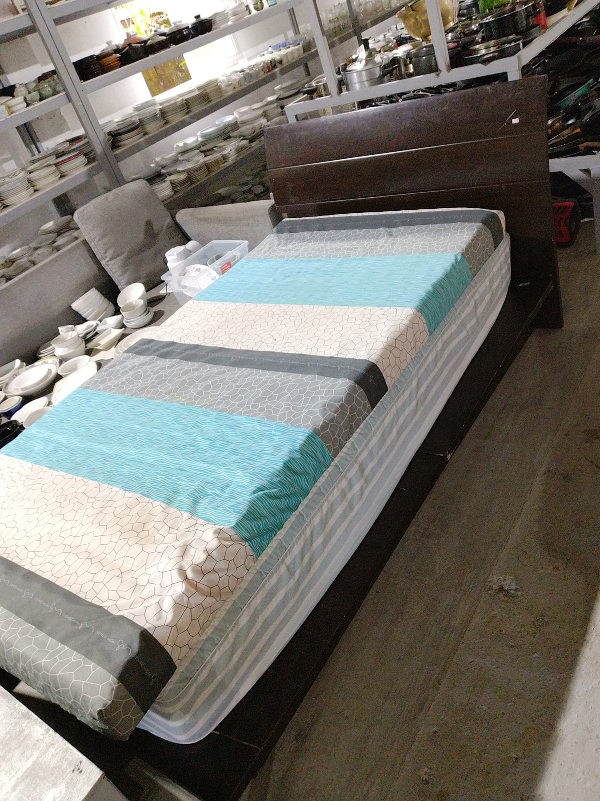 Bed Frame with Mattres